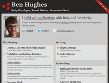 Tablet Screenshot of benhughes.name